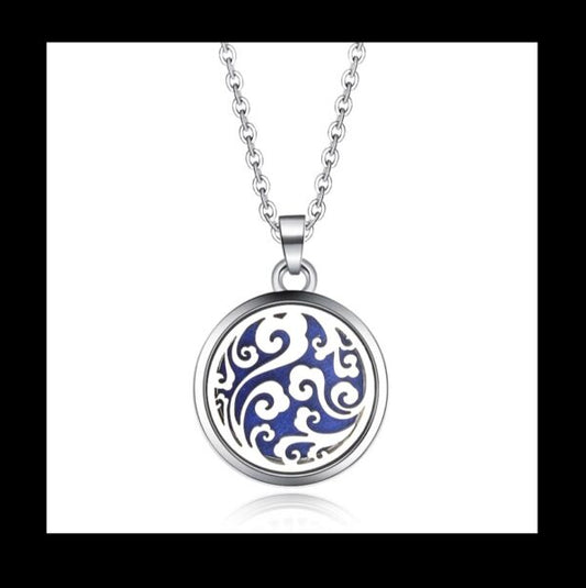 Stainless Steel Aromatherapy Locket Necklace