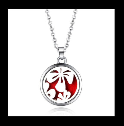 Stainless Steel Aromatherapy Locket Necklace
