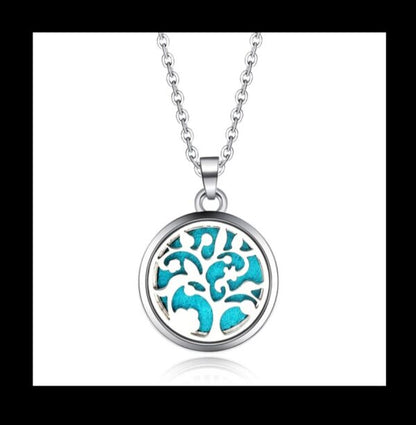 Stainless Steel Aromatherapy Locket Necklace