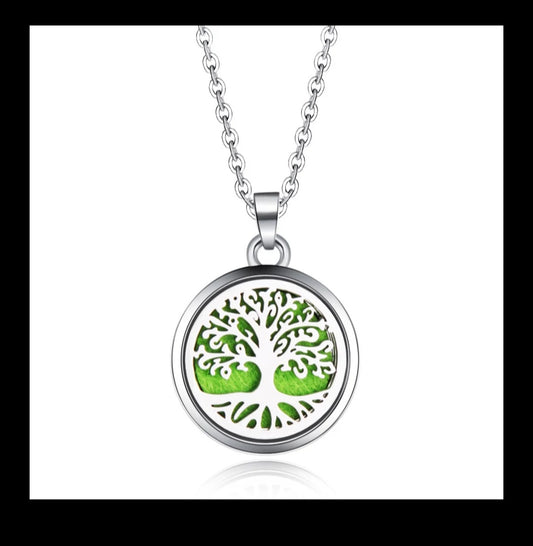 Stainless Steel Aromatherapy Locket Necklace
