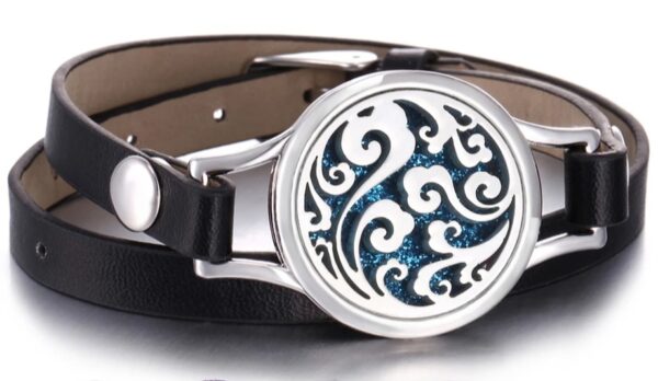 Aromatherapy Leather Banded Bracelet