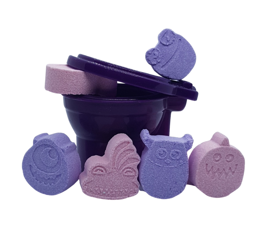 Monster Stomper Toilet Fizz Bombs Pkt 20