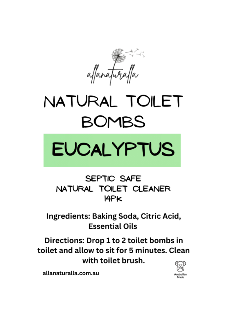 Toilet Cleaning Bombs - Eucalyptus